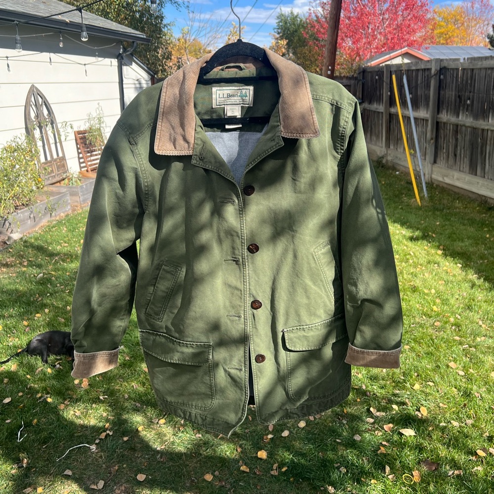 🌻  LL Bean Women’s Classic Barn Chore Car Coat - XL